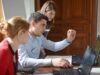 Teilnehmende am MARGA Planspiel arbeiten gemeinsam in der MARGA Software